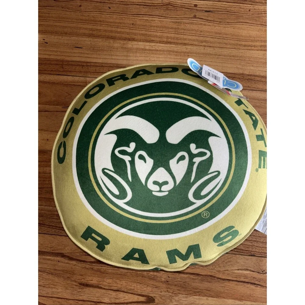 Colorado State Rams Plush Round Pillow 15”